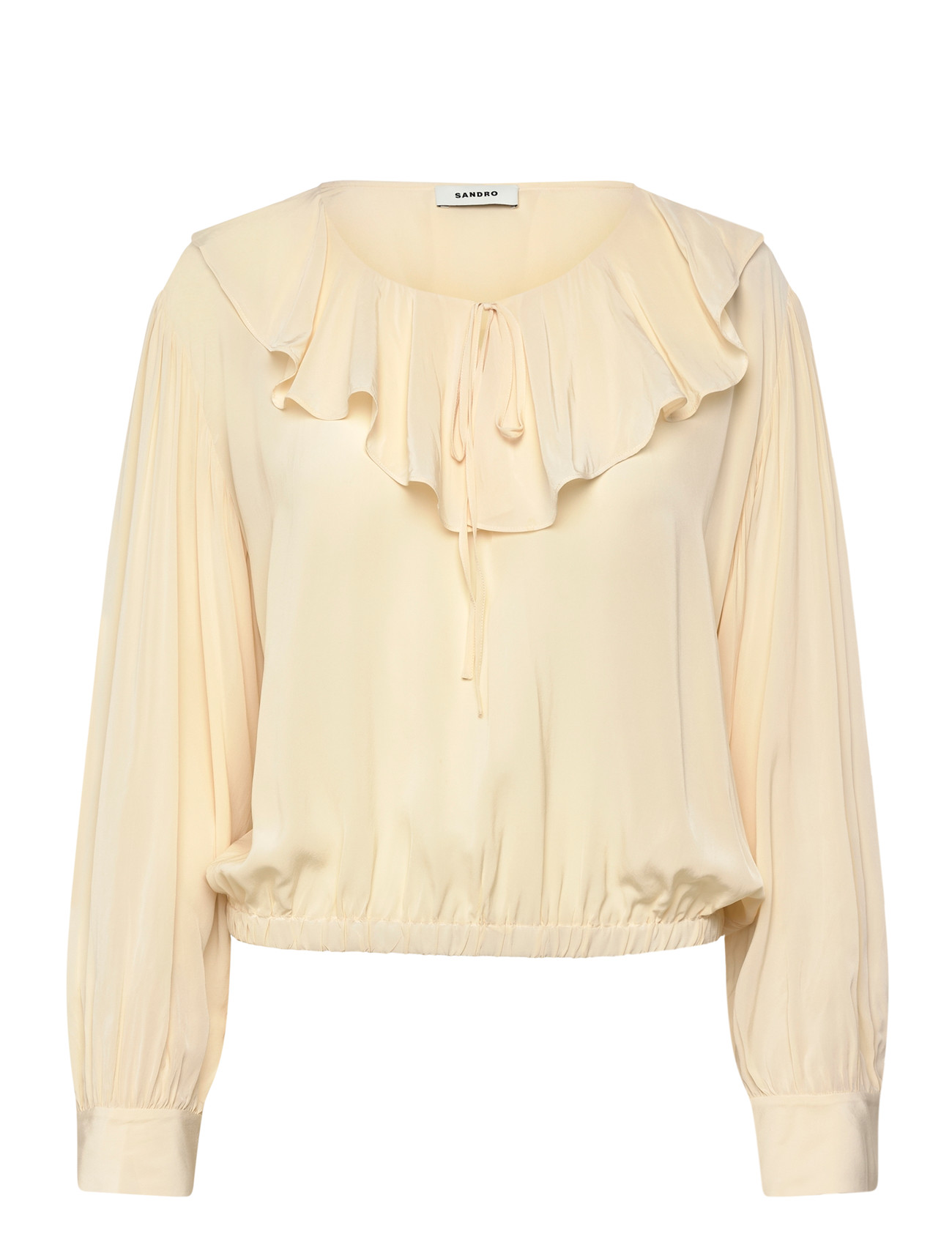 Sandro Long Sleeved Blouse - Yellow - 34