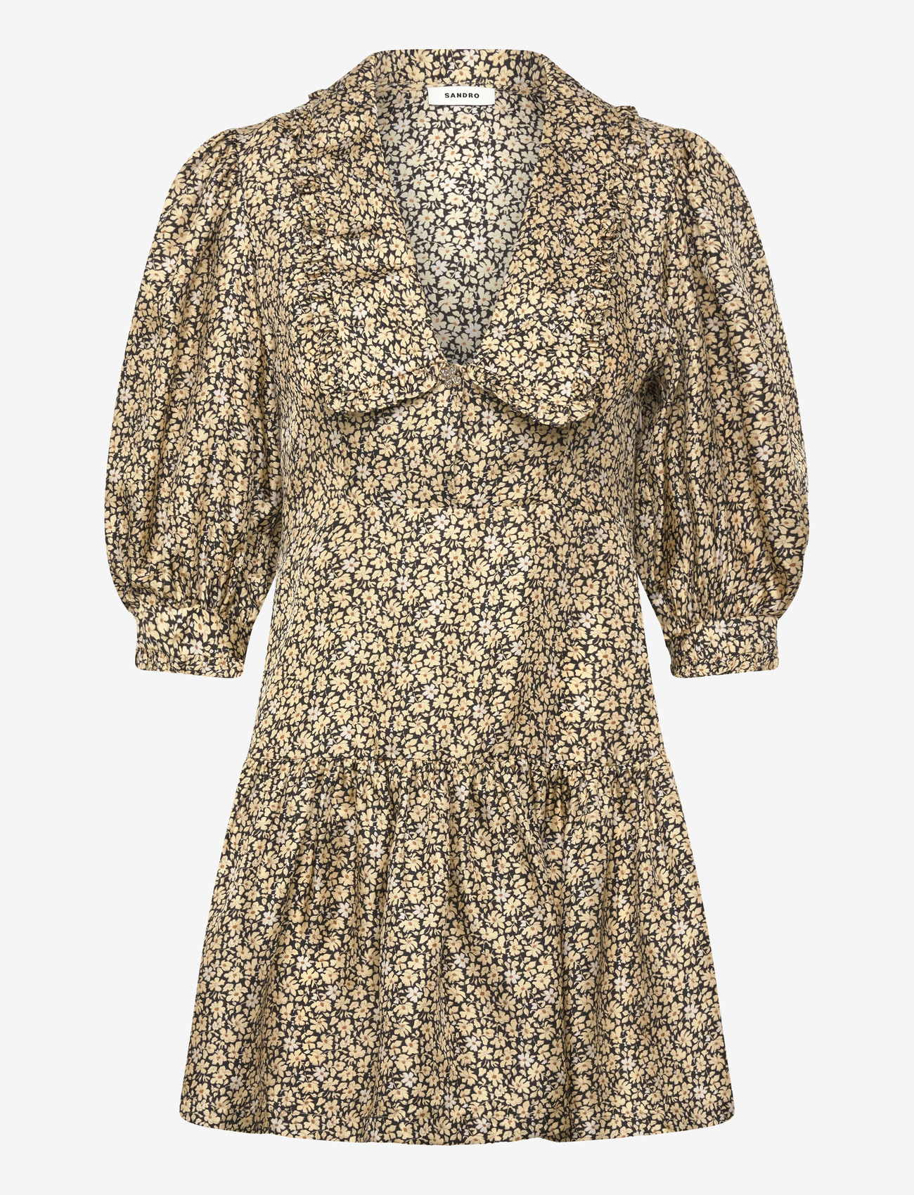 Sandro - Eilat woven dress - sommerkleider - beige - 0