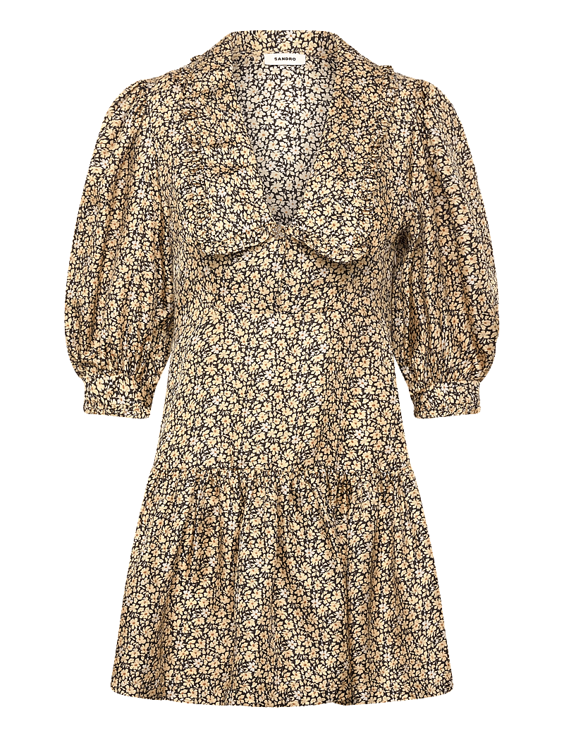 Sandro - Eilat woven dress - sommerkjoler - beige - 1
