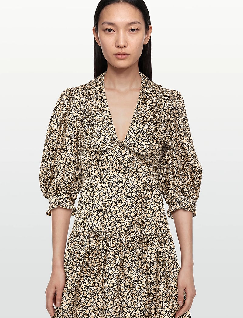 Sandro - Eilat woven dress - sommerkjoler - beige - 3