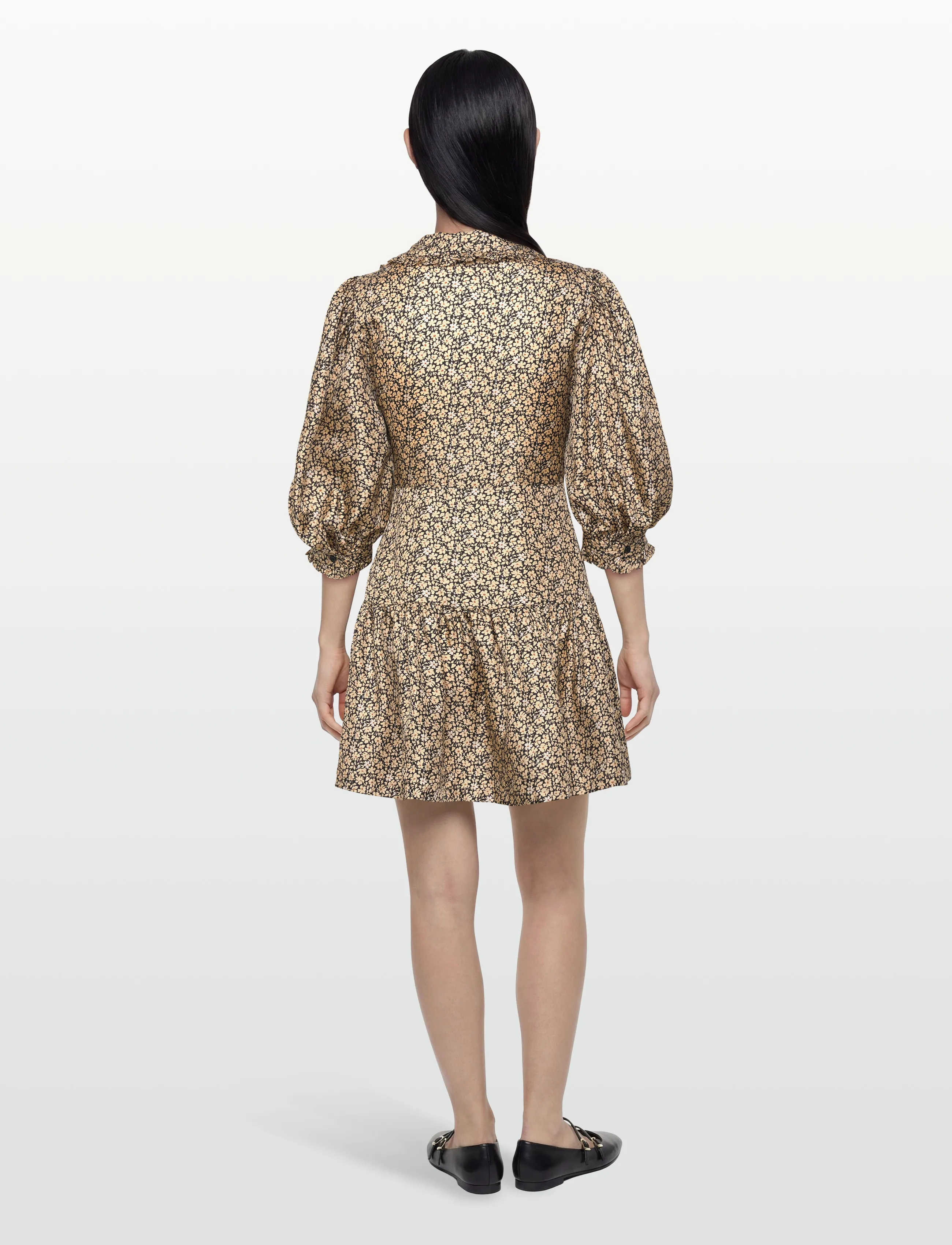 Sandro - Eilat woven dress - sommarklänningar - beige - 4