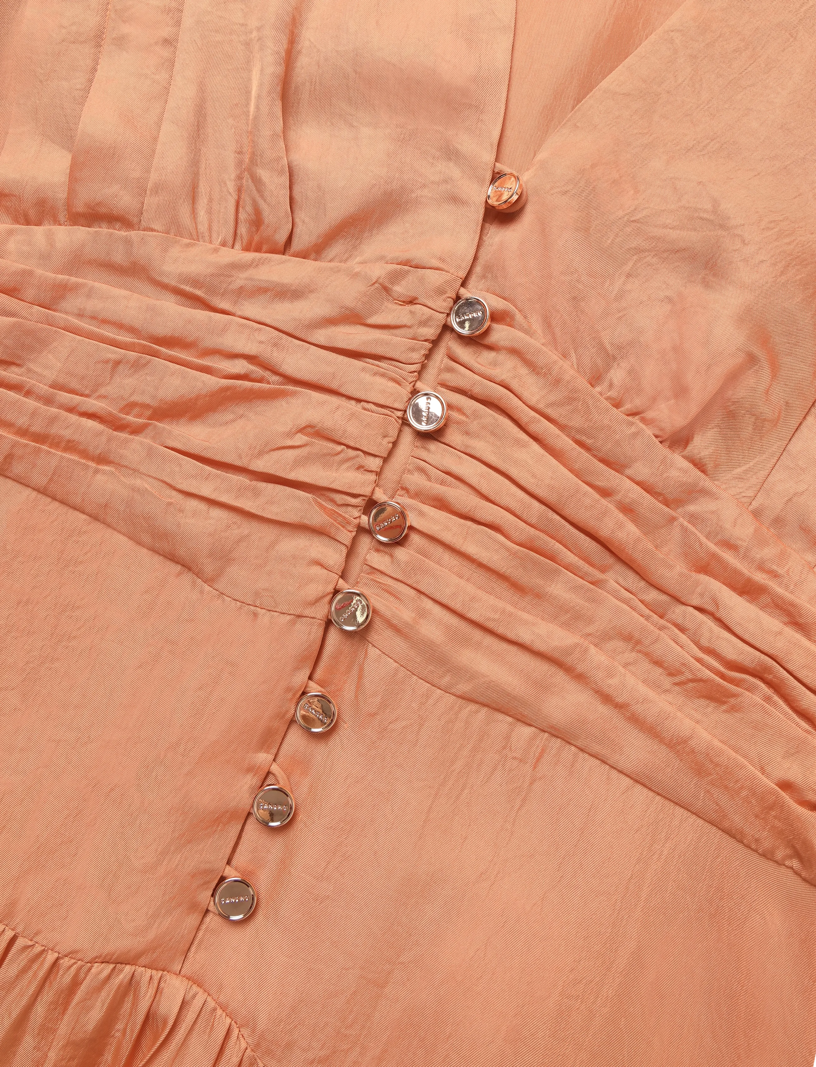 Sandro - Mylene short dress - orange - 5
