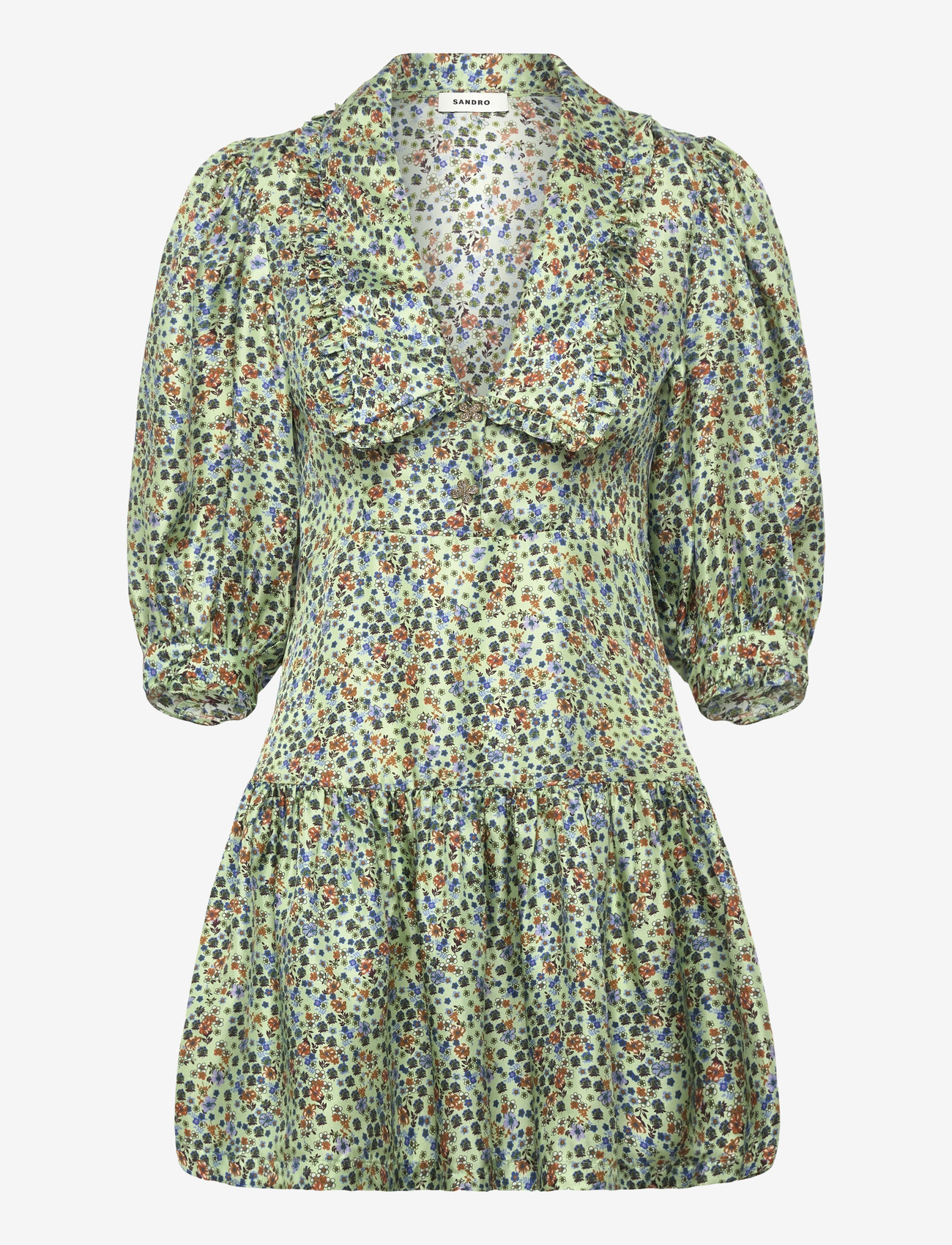Sandro Eilat Silk Dress  short dresses  shop at Booztlet
