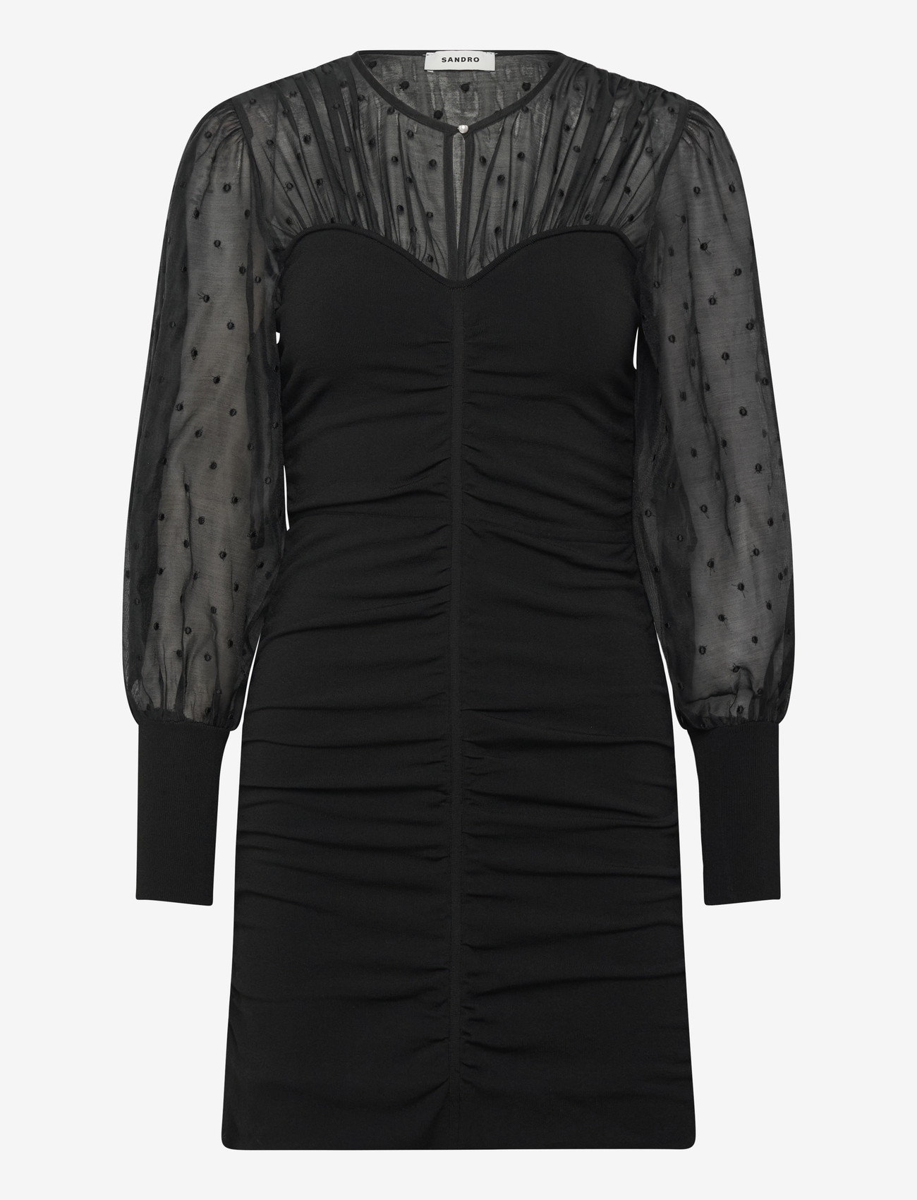 Sandro - Balmora short dress - cocktailkjoler - black - 0
