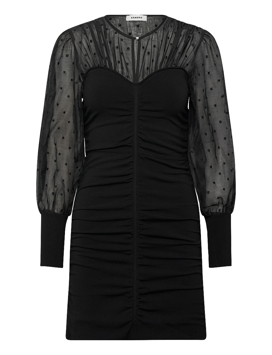 Sandro - Balmora short dress - cocktailkleider - black - 1