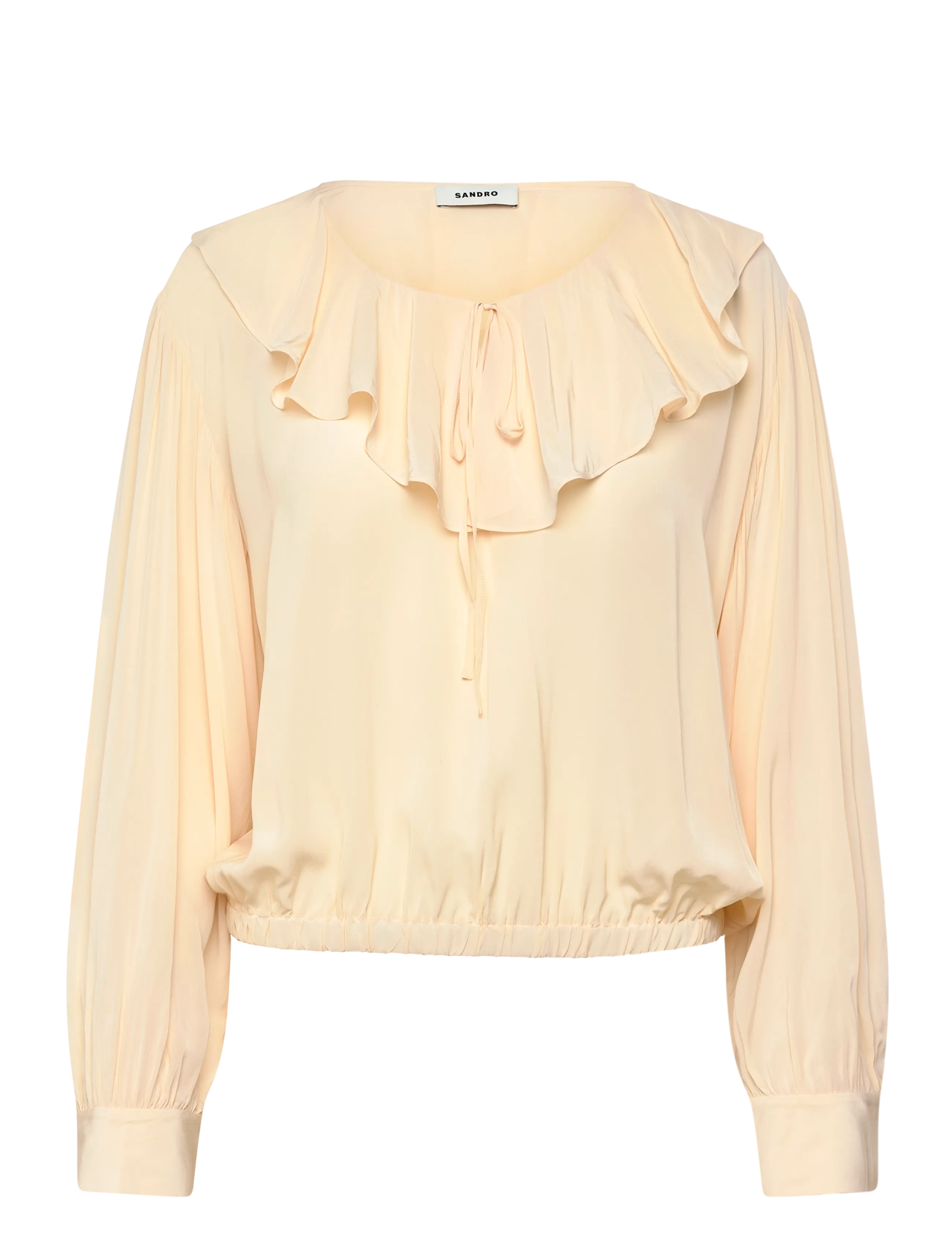 SANDRO Langärmelig Bluse Gelb - 34 - Damen
