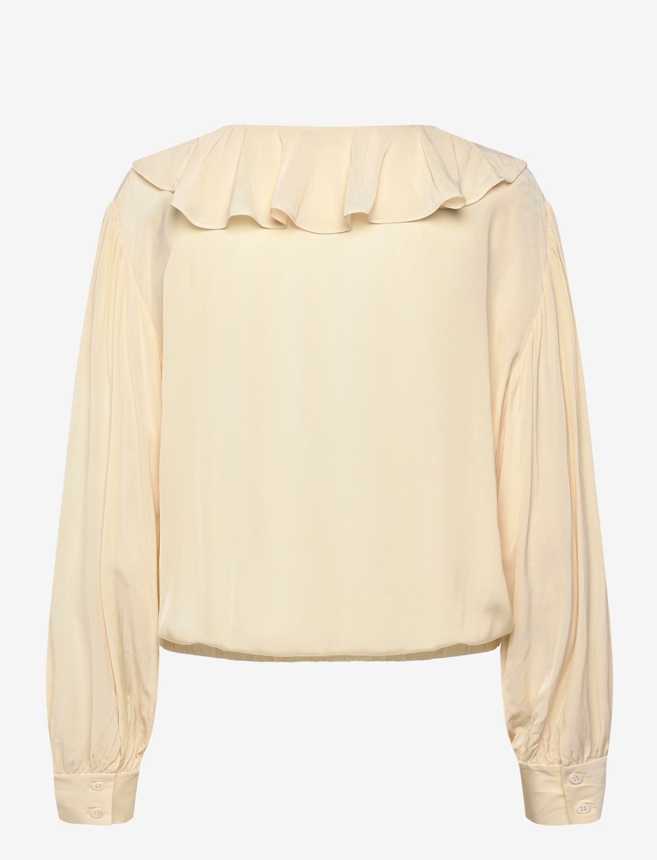 Sandro - Long sleeved blouse - langærmede bluser - butter - 1