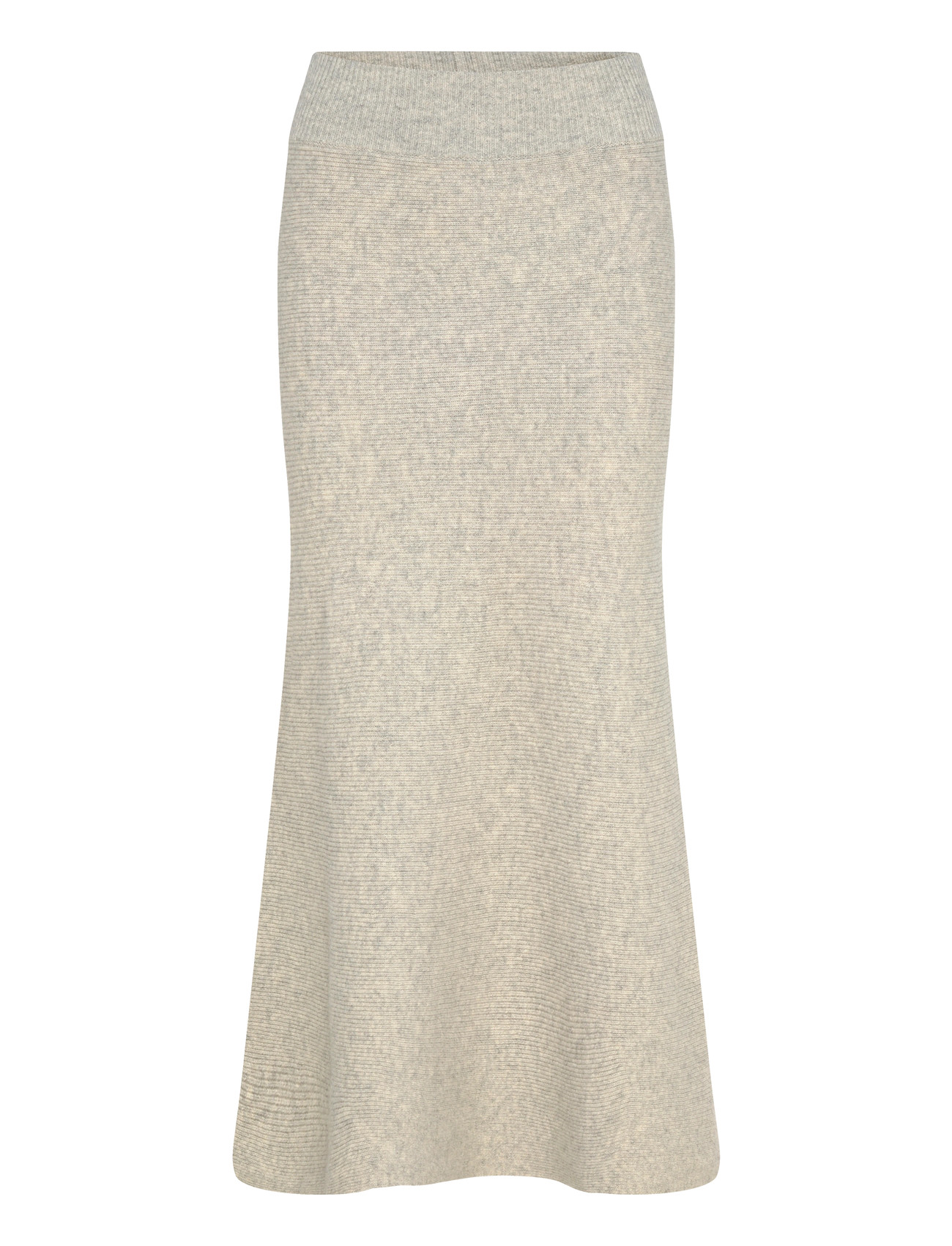 Sandro Wool Midi Skirt - Grey - 34