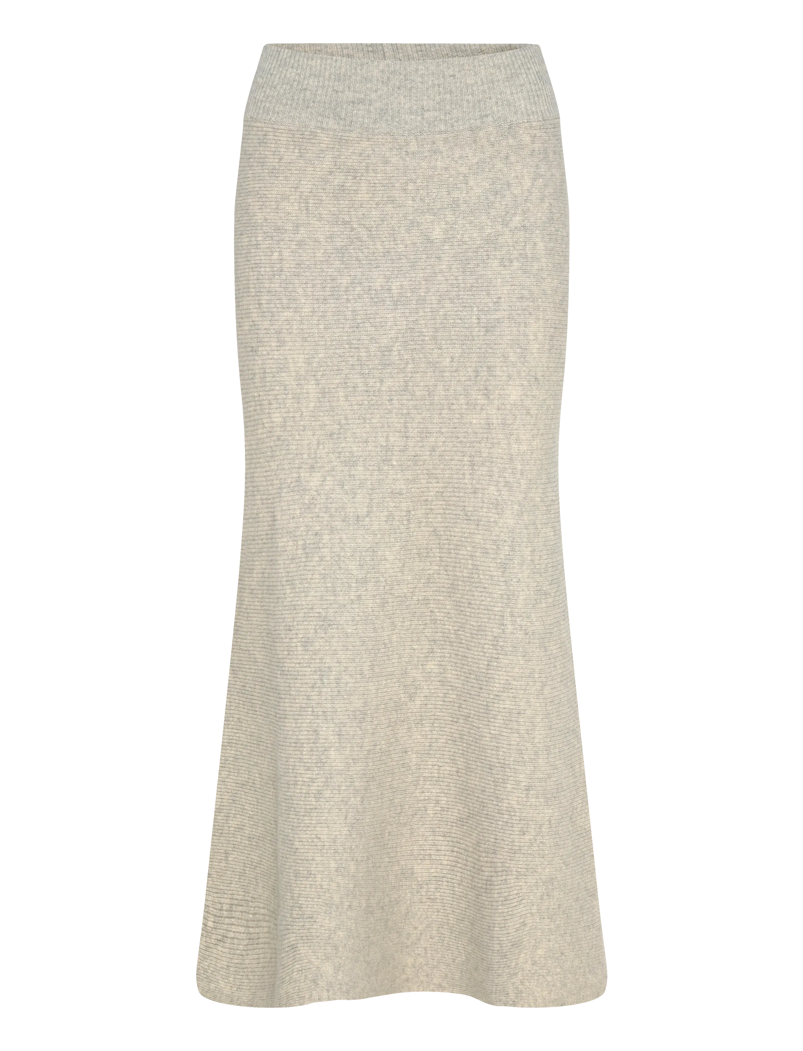SANDRO Wolle Midi Rock Grau - 36 - Damen