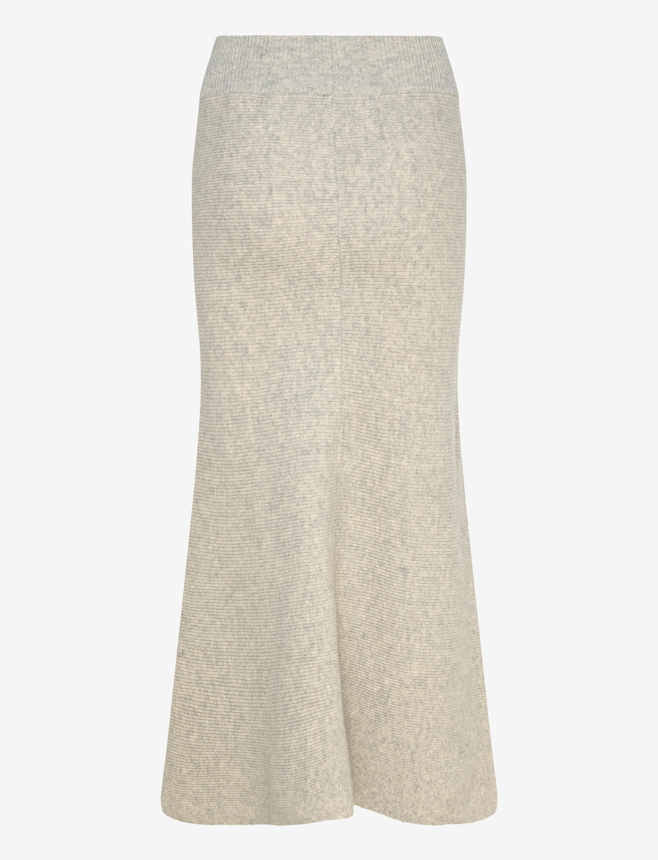 Sandro - Wool midi skirt - strikkede nederdele - mocked grey - 1