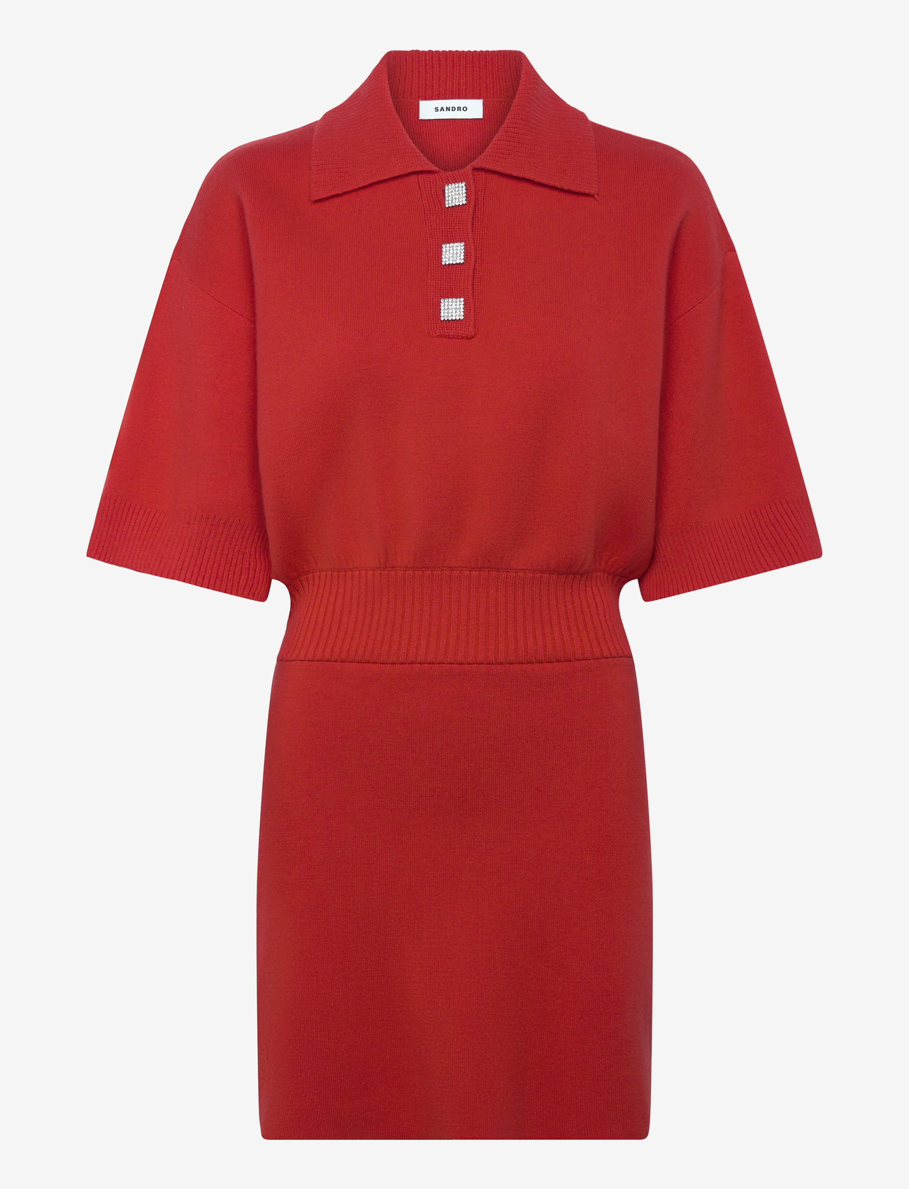 rib knit fitted dress Provence Dress