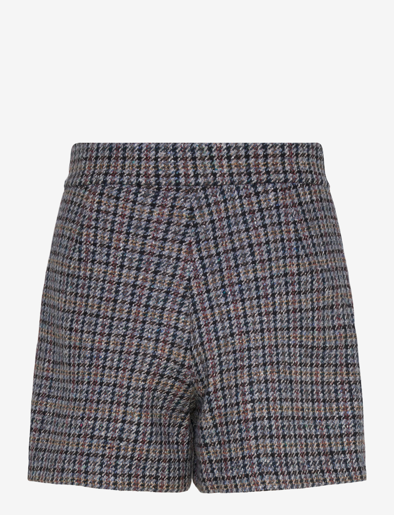 Sandro - Checked Shorts - casual shorts - blu / beige - 1