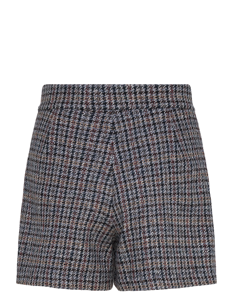 Sandro - Checked Shorts - casual shorts - blu / beige - 1