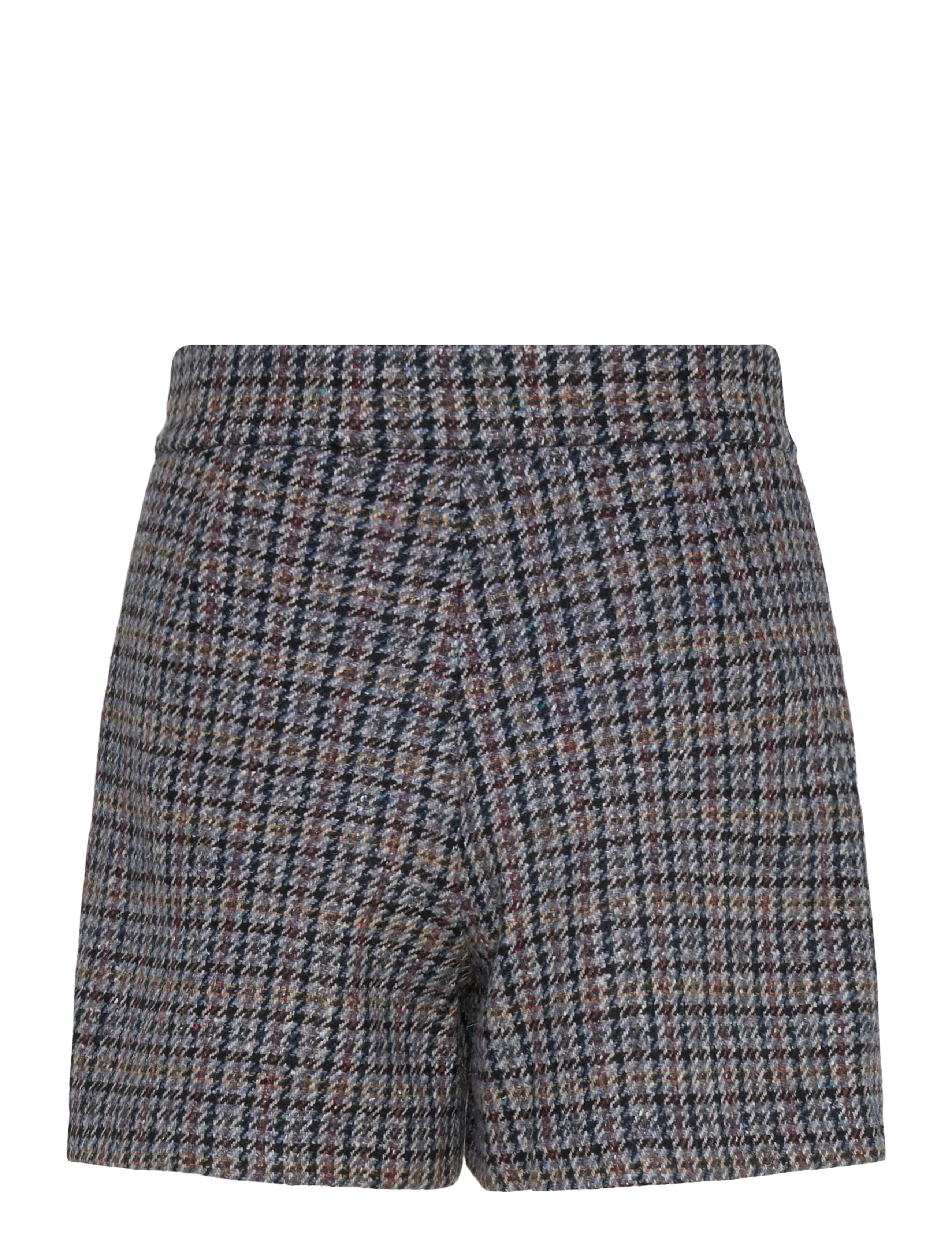 Sandro - Checked Shorts - casual shorts - blu / beige - 1