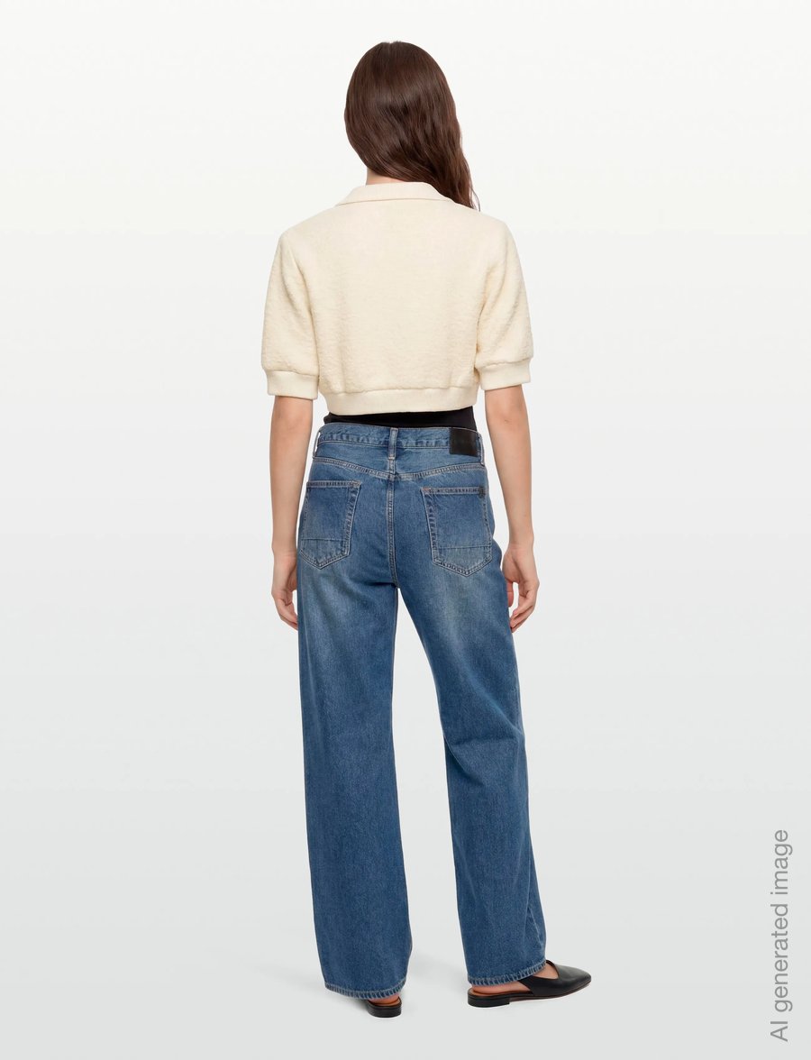 Sandro - Cropped Tweed Jacket - koftor - ecru - 4