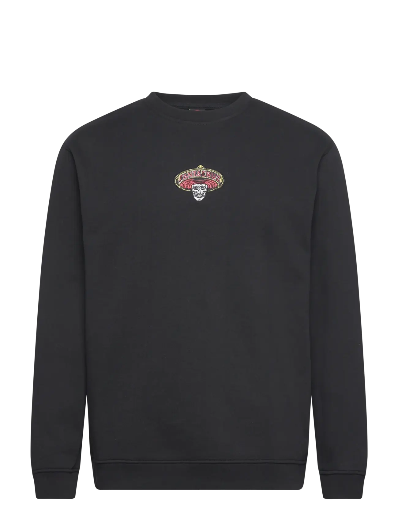 Santa Cruz Guzman Skull Crew - Kläder - BLACK / black