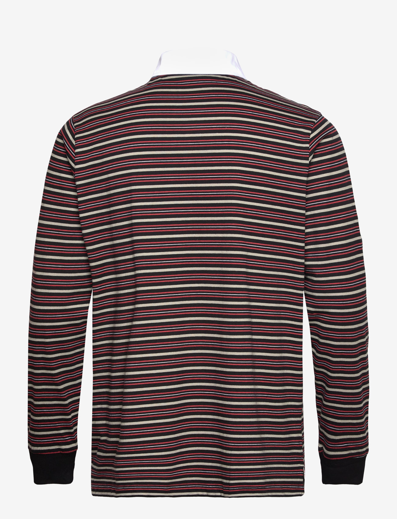 Santa Cruz - Mini Hand Stripe - långärmade pikéer - black stone stripe - 1