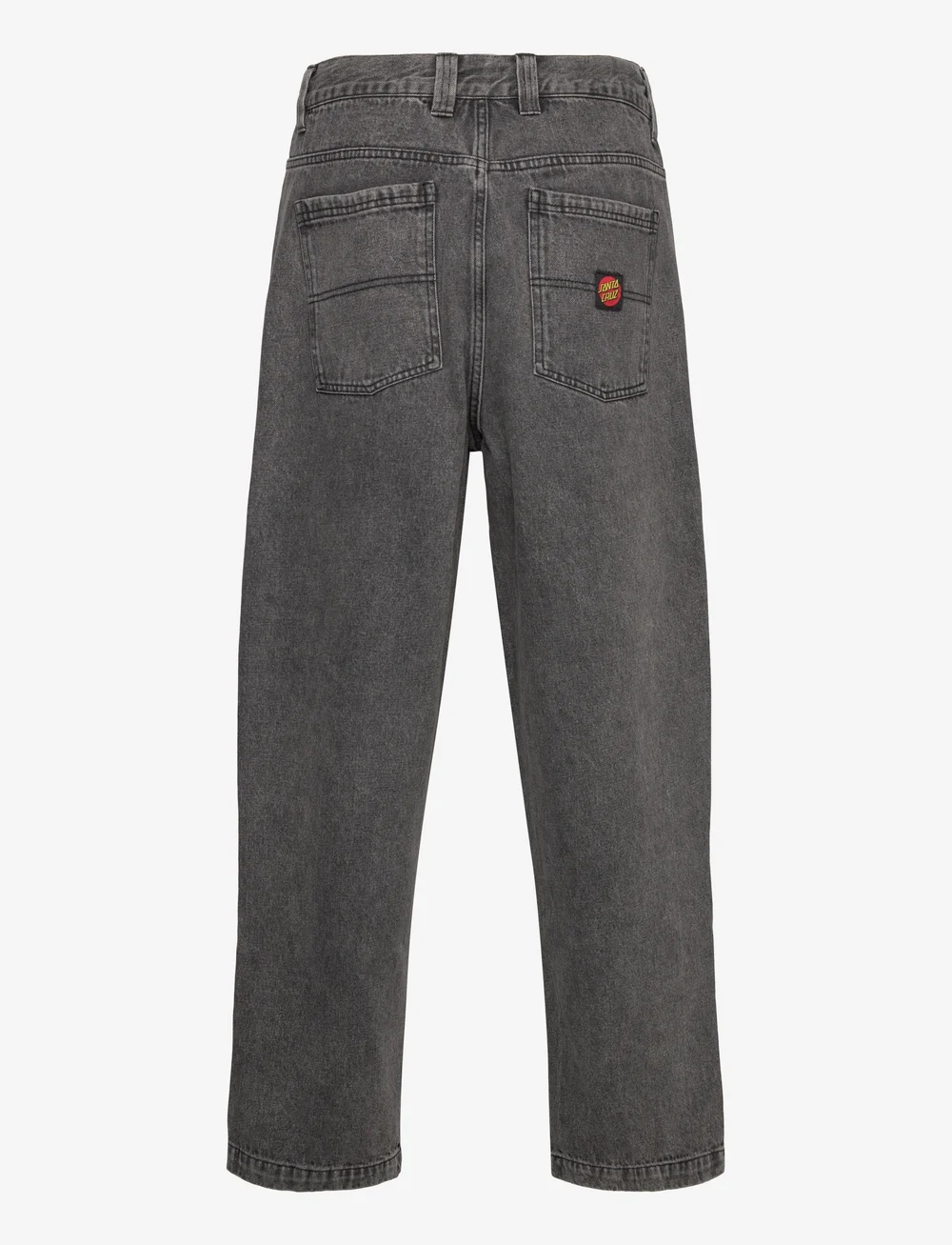 Santa Cruz - Big Pants - alt laienevad teksad - black acid wash - 1