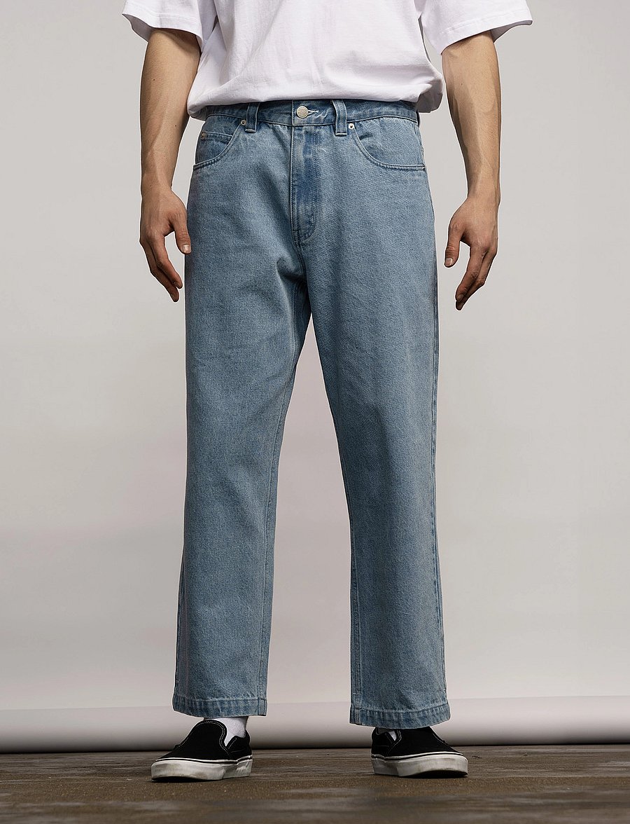 Santa Cruz - Classic Label Jean - regular piegriezuma džinsa bikses - stone wash - 0