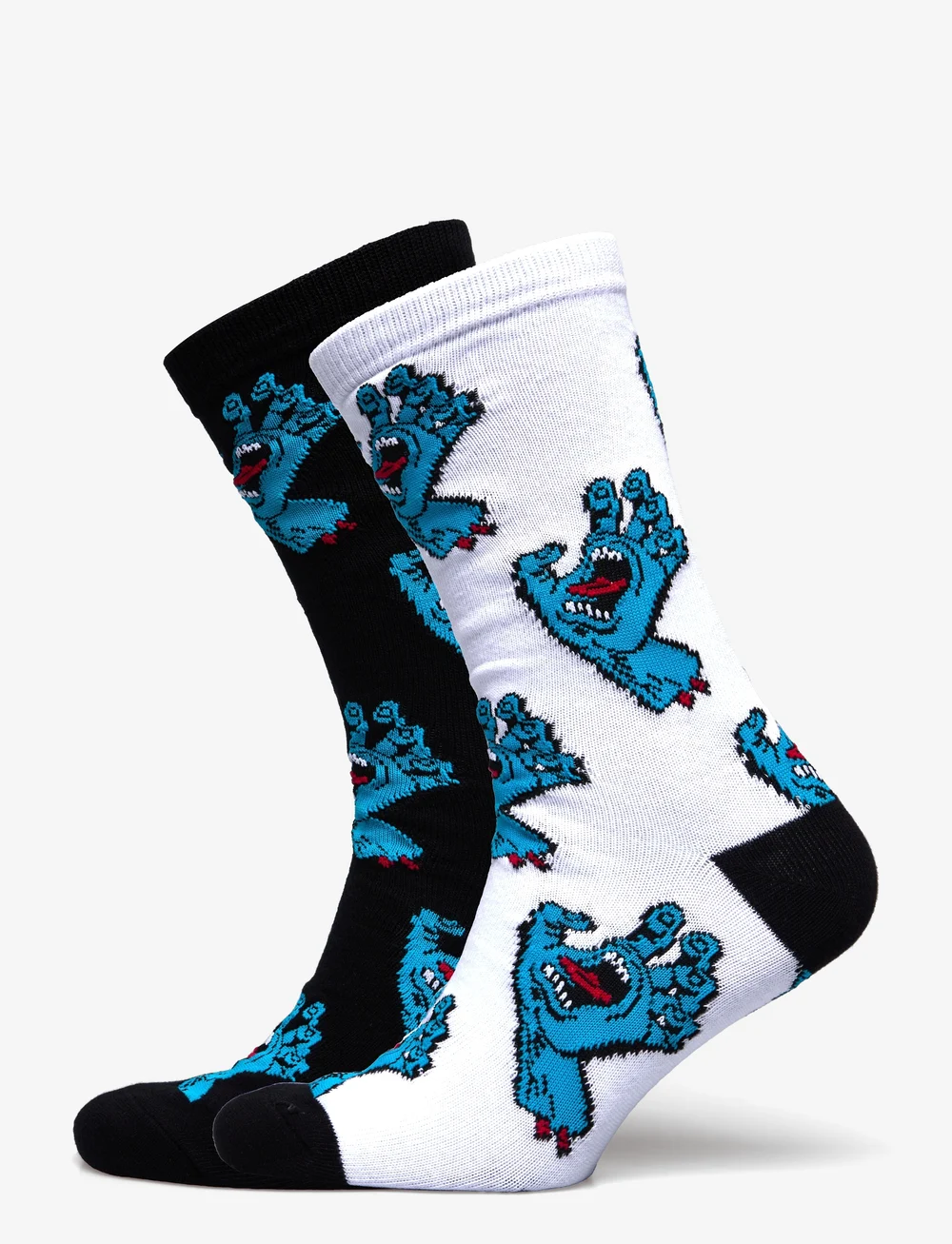Santa Cruz - Multi Hand Sock (2 Pack) - kollektionen - white & black - 0