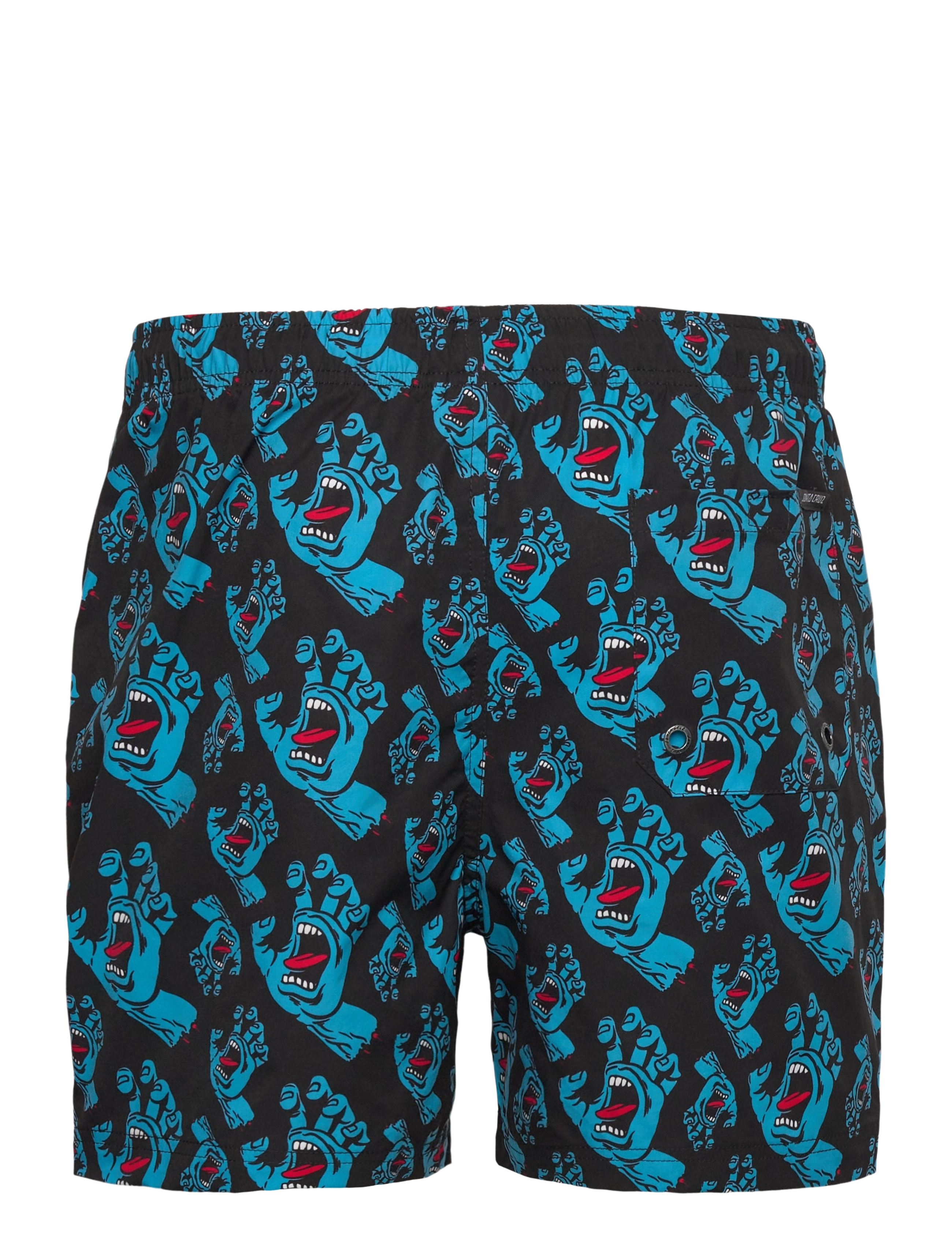 Santa Cruz - Hands All Over Swimshort - sundskýlur - black - 1