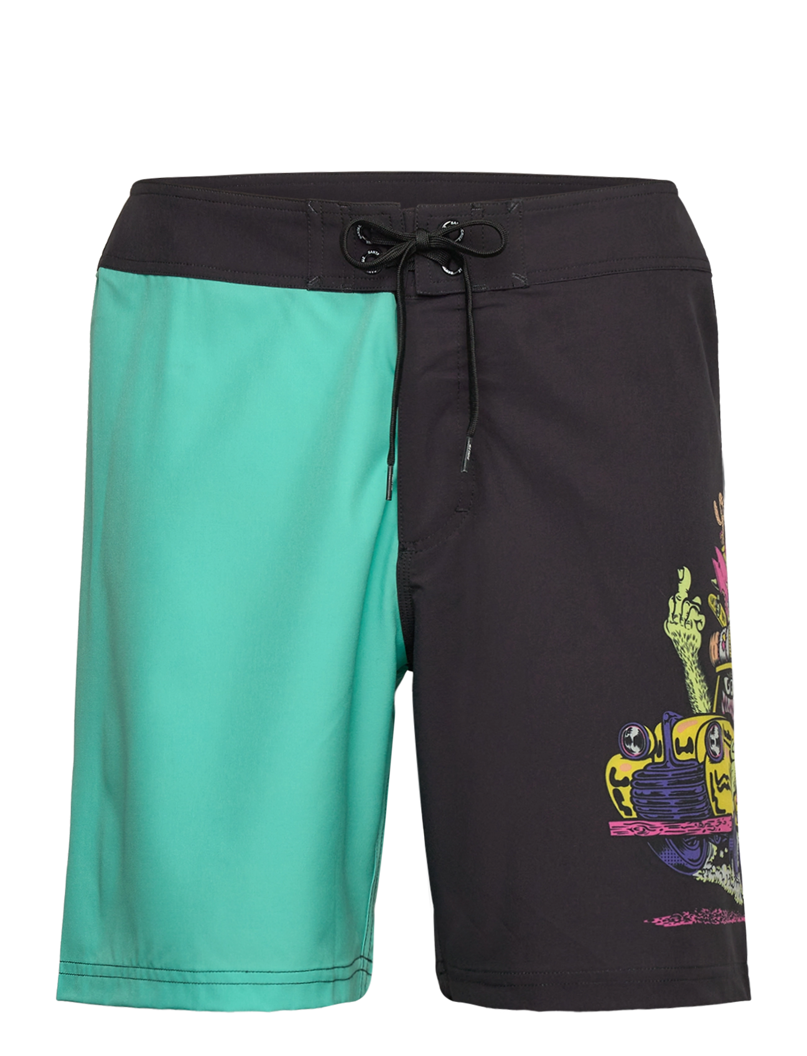 Johnson Beast Wagon Boardshort - BLACK/POOL BLUE