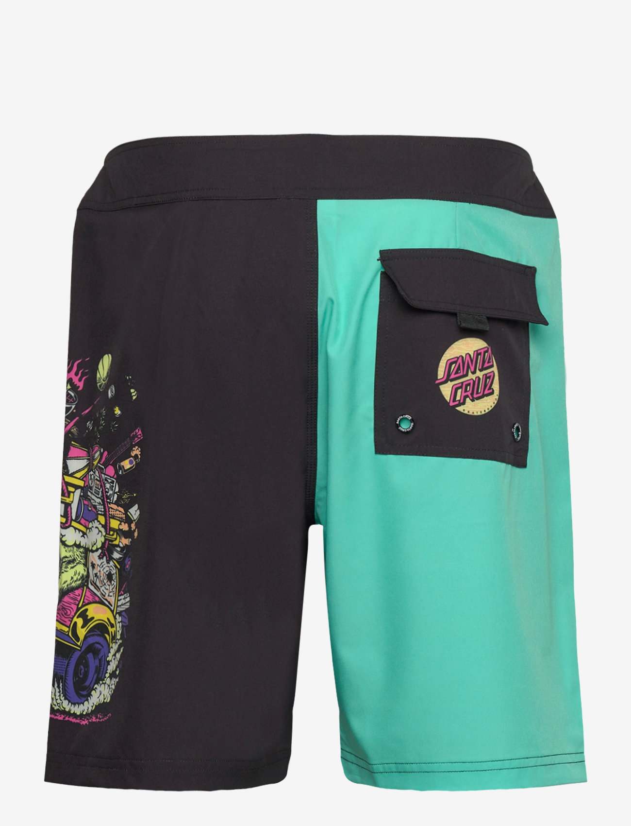 Santa Cruz - Johnson Beast Wagon Boardshort - ujumispüksid - black/pool blue - 1