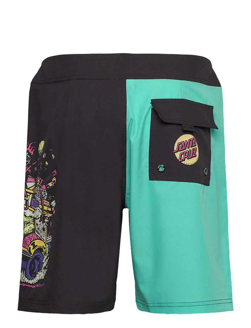 Santa Cruz - Johnson Beast Wagon Boardshort - ujumispüksid - black/pool blue - 1