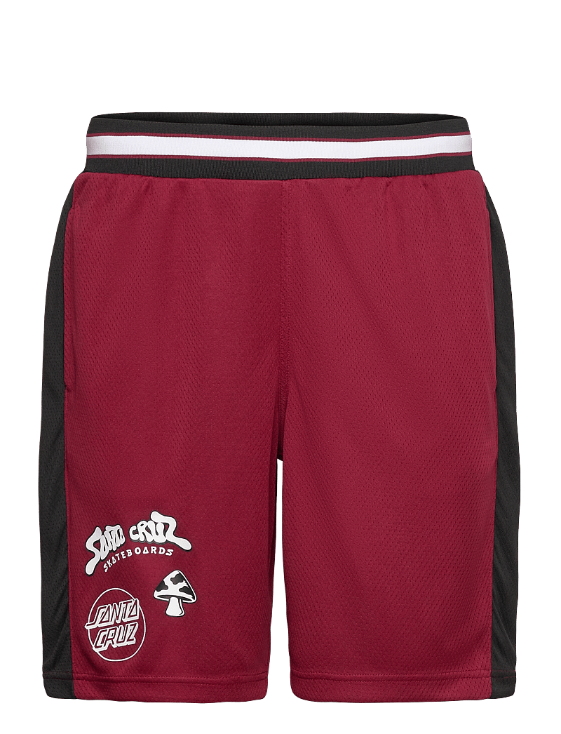 Santa Cruz - Winkowski Ocho Mesh Shorts - sweatshorts - black/dark rust - 0