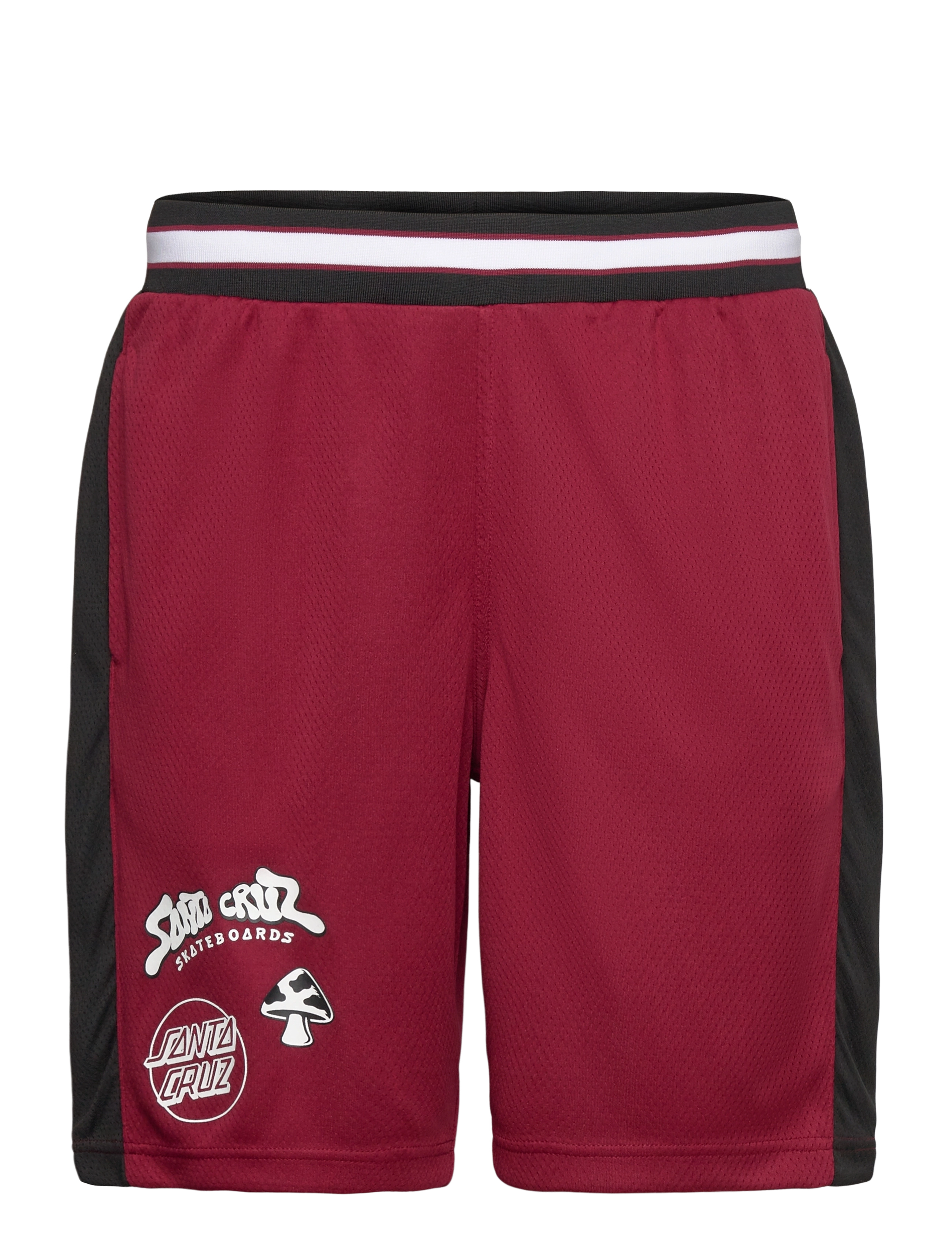 Santa Cruz Winkowski Ocho Mesh Shorts - Santa Cruz - BLACK/DARK RUST / red