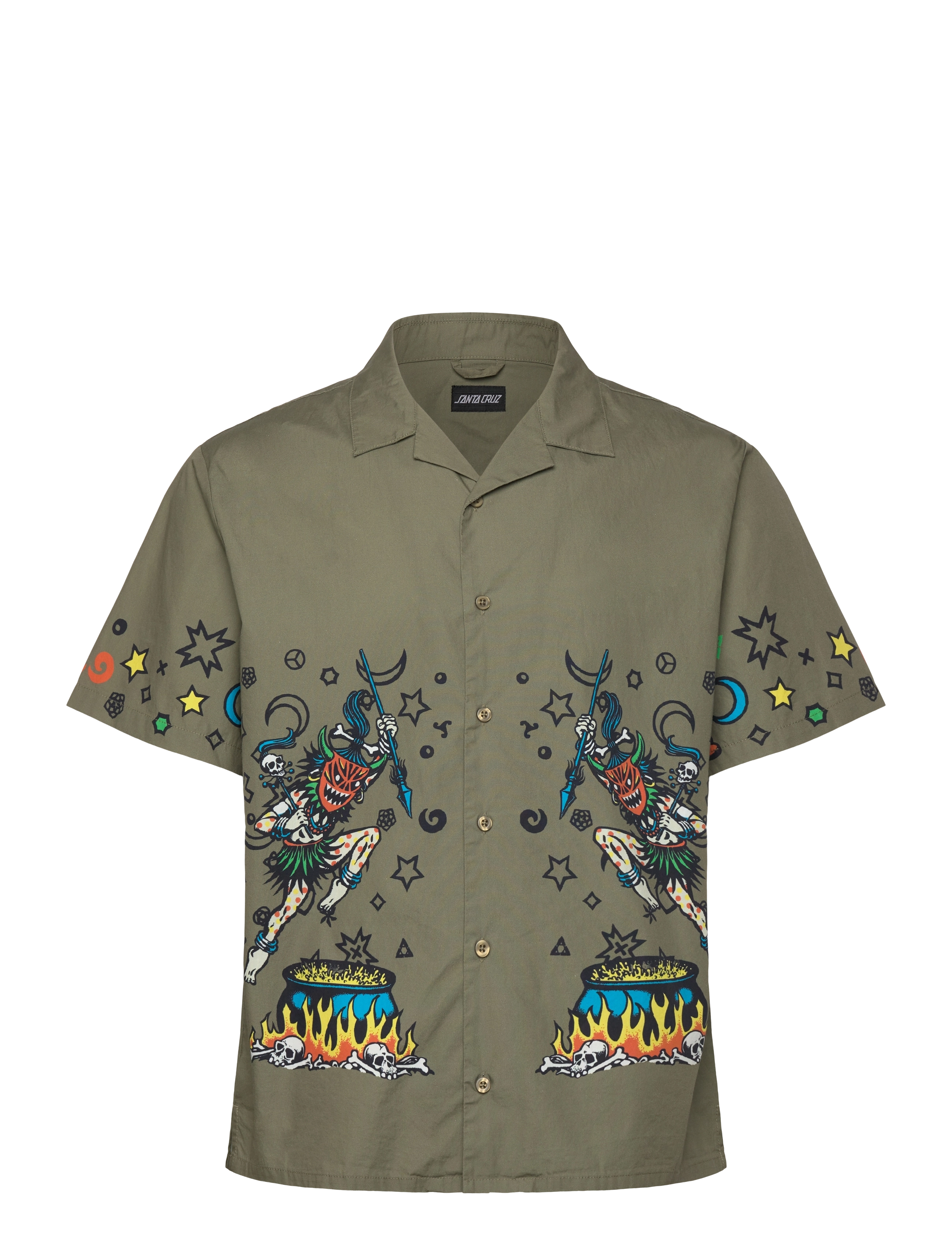 Santa Cruz Salba Resurrection Shirt - Deals - UNIFORM GREEN / green