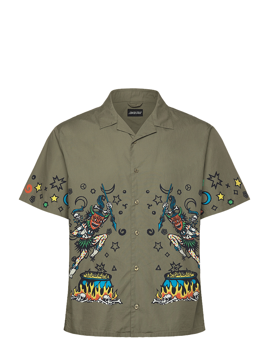 Santa Cruz - Salba Resurrection Shirt - uniform green - 0