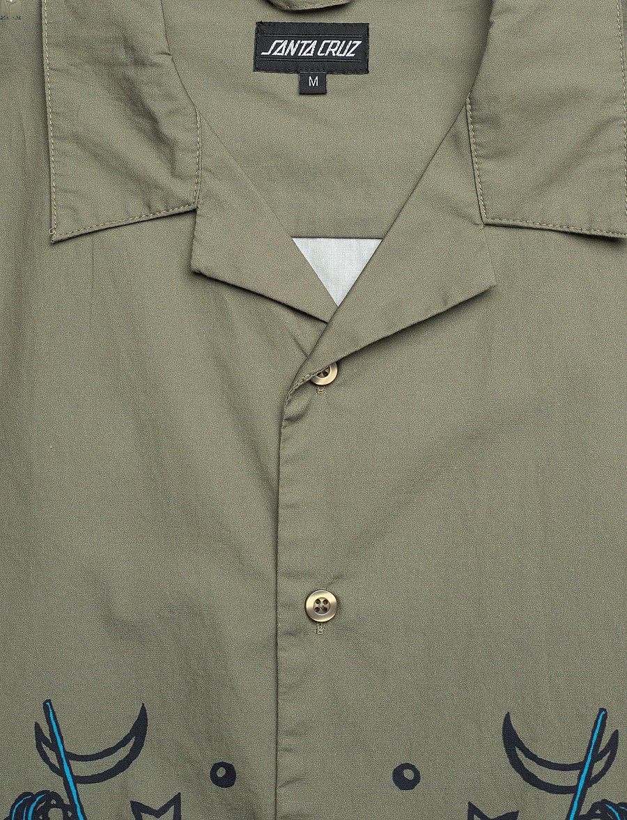 Santa Cruz - Salba Resurrection Shirt - uniform green - 2