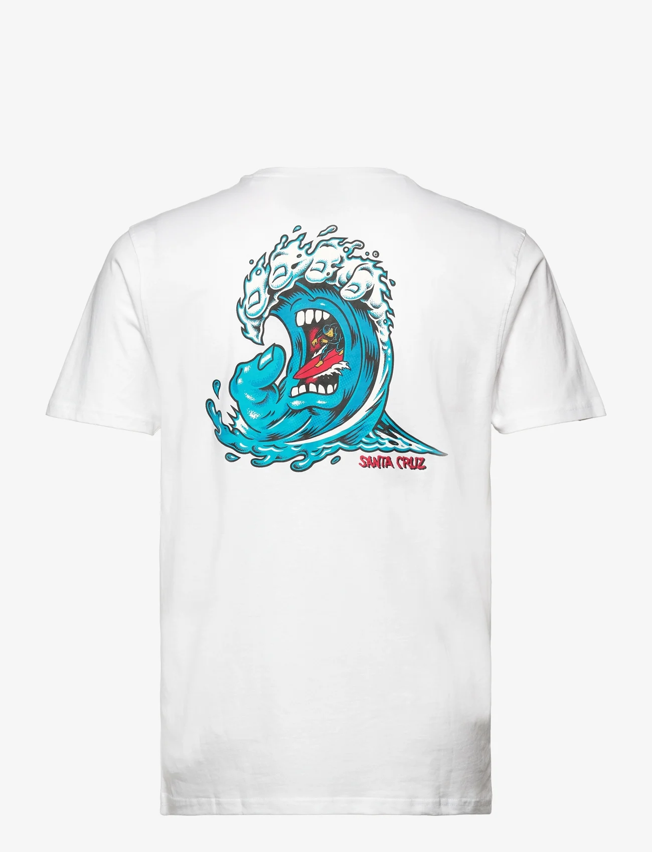 Santa Cruz - Screaming Wave T-Shirt - alhaisimmat hinnat - white - 1