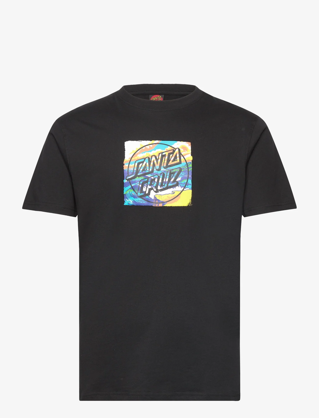 Santa Cruz - Water View Front T-Shirt - zemākās cenas - black - 0