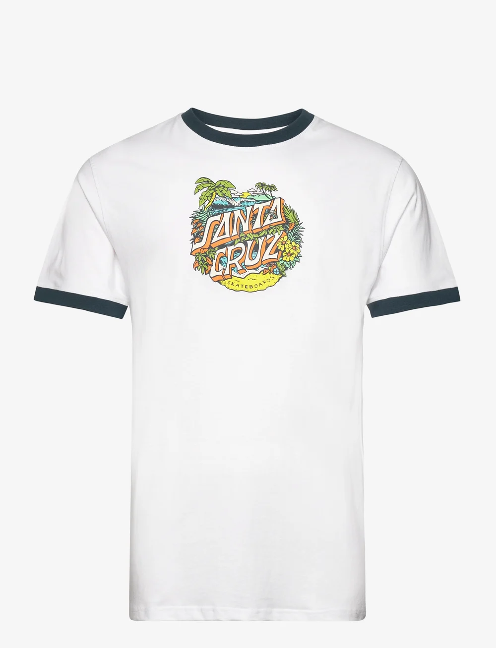 Santa Cruz Aloha Dot Front Ringer t shirt t shirts shop at Booztlet