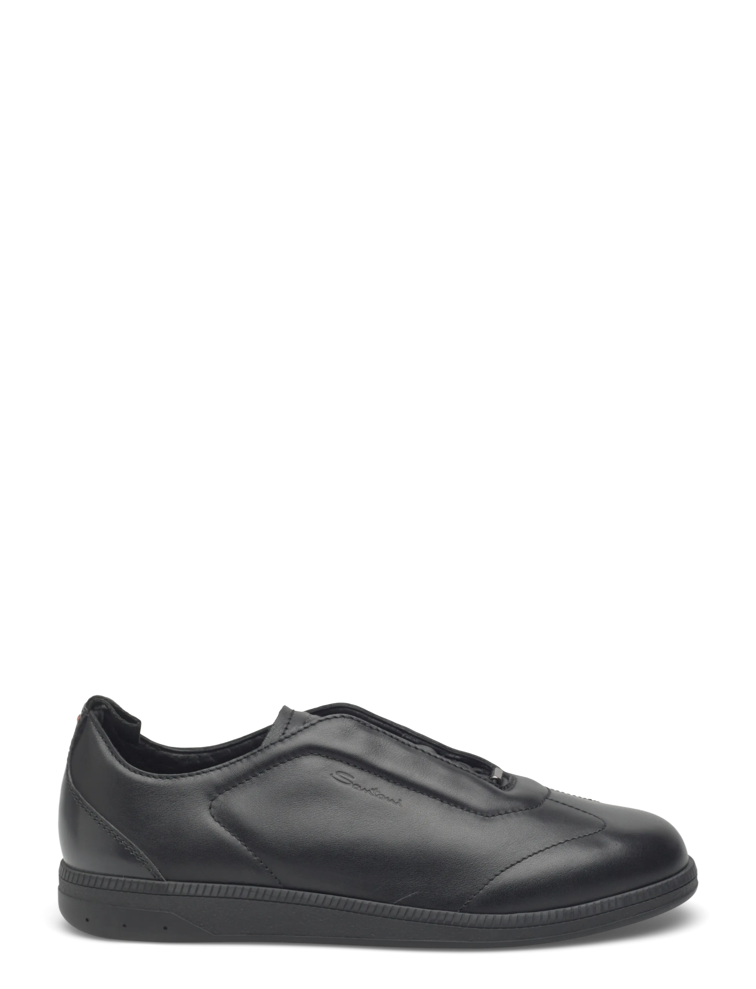 Santoni - LUME-D - slip-on sneakers - black - 1