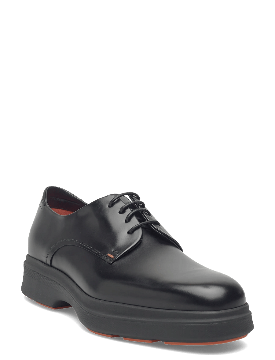 Santoni - EASY DERBY - derby-schuhe - black - 0