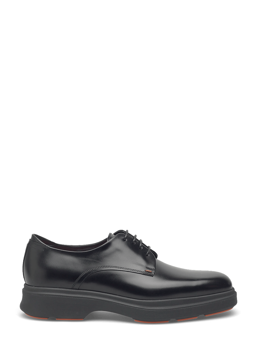Santoni - EASY DERBY - derby-schuhe - black - 1