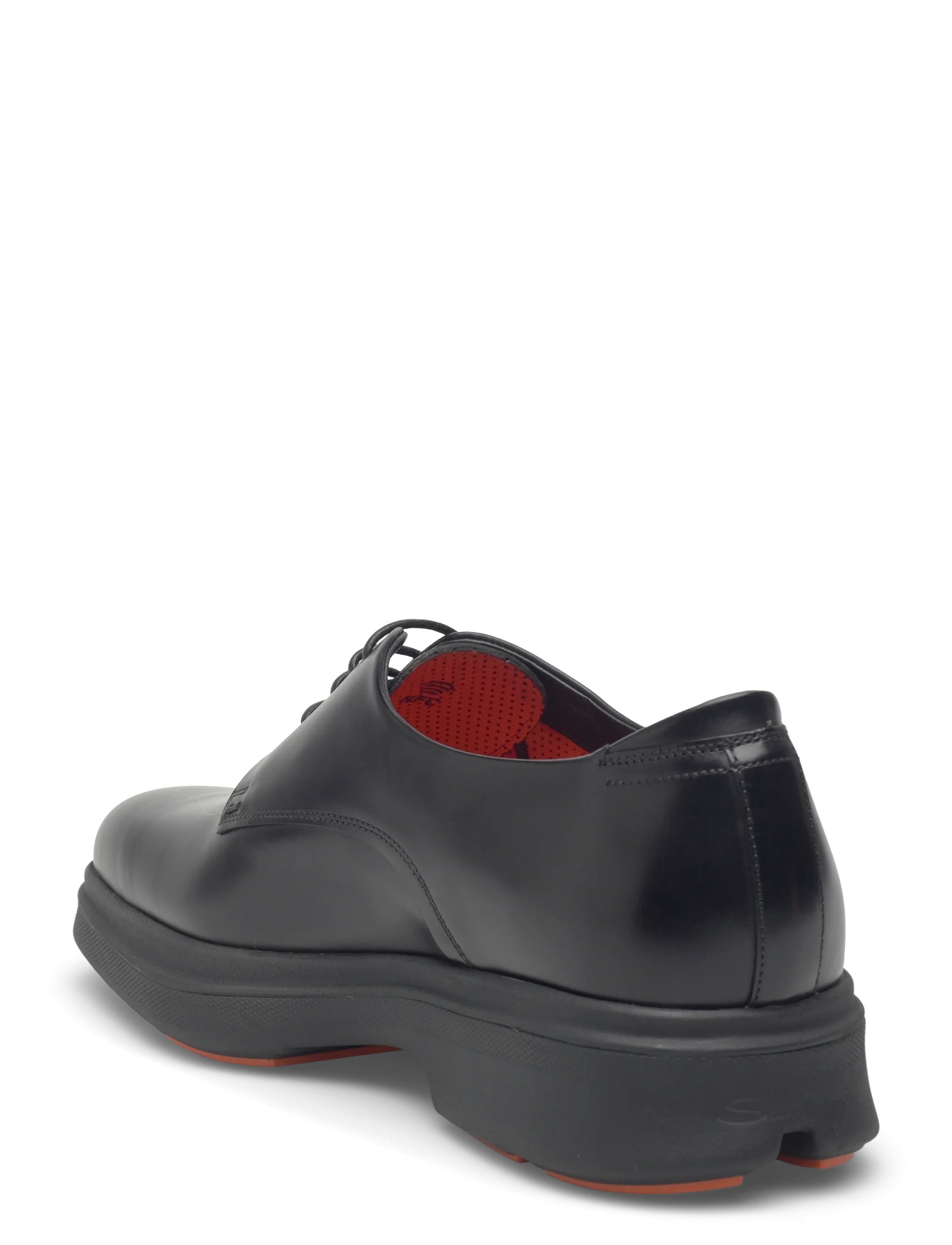 Santoni - EASY DERBY - miesten - black - 2