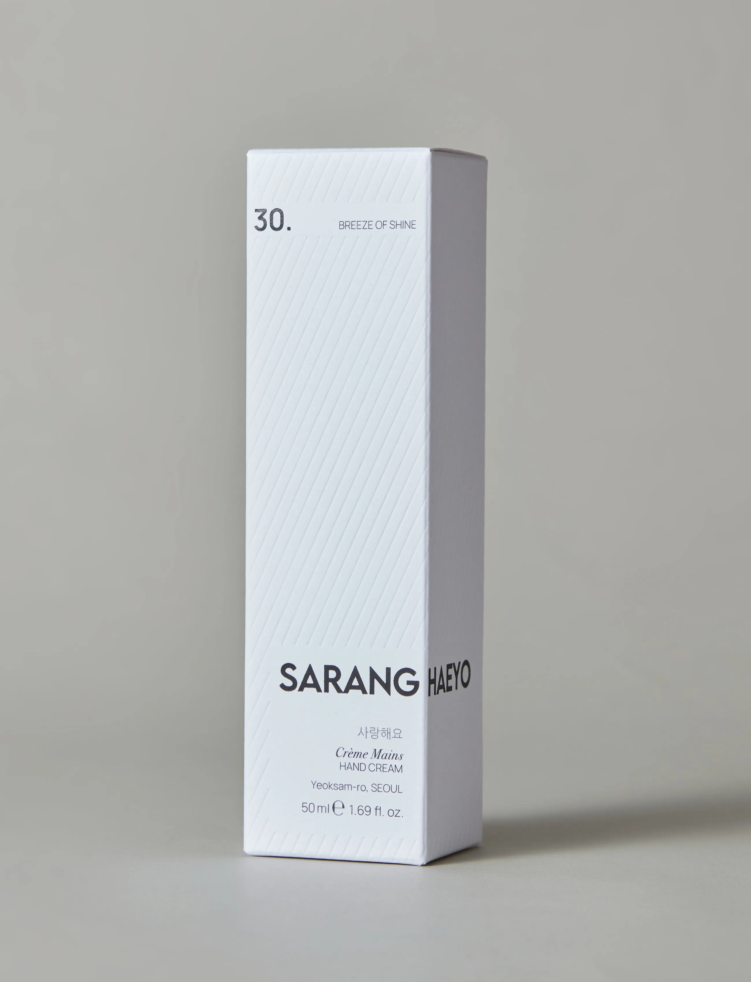 Saranghaeyo - 30. BREEZE OF SHINE CRÈME MAINS - kätekreemid - clear - 2