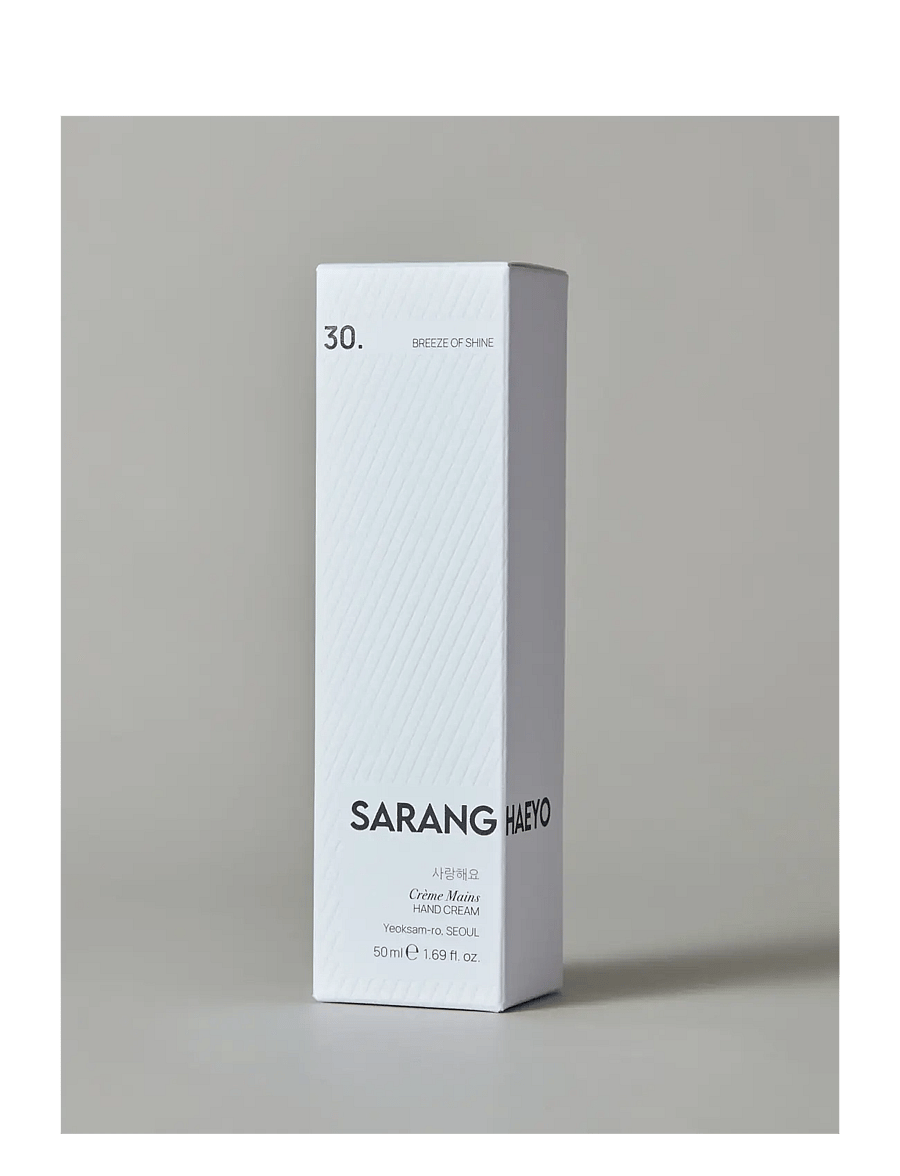 Saranghaeyo - 30. BREEZE OF SHINE CRÈME MAINS - kätekreemid - clear - 2
