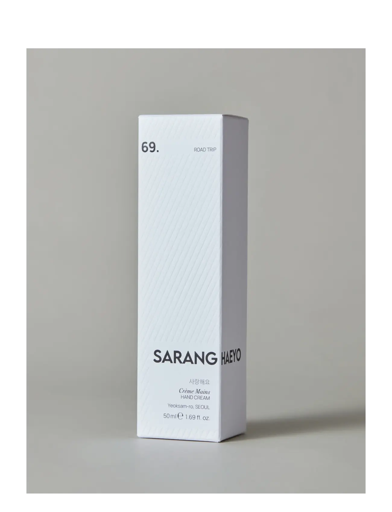 Saranghaeyo - 69. ROAD TRIP CRÈME MAINS - kätekreemid - clear - 2