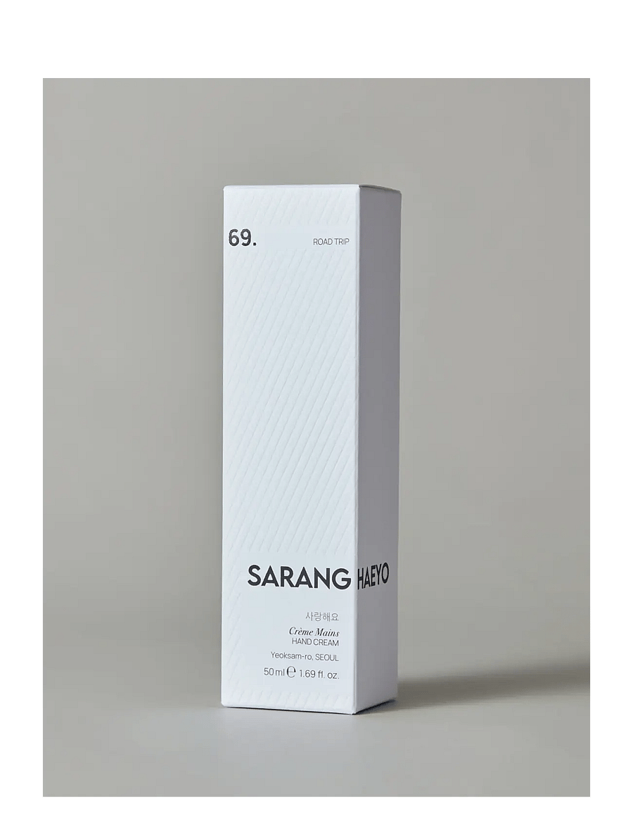 Saranghaeyo - 69. ROAD TRIP CRÈME MAINS - kätekreemid - clear - 2