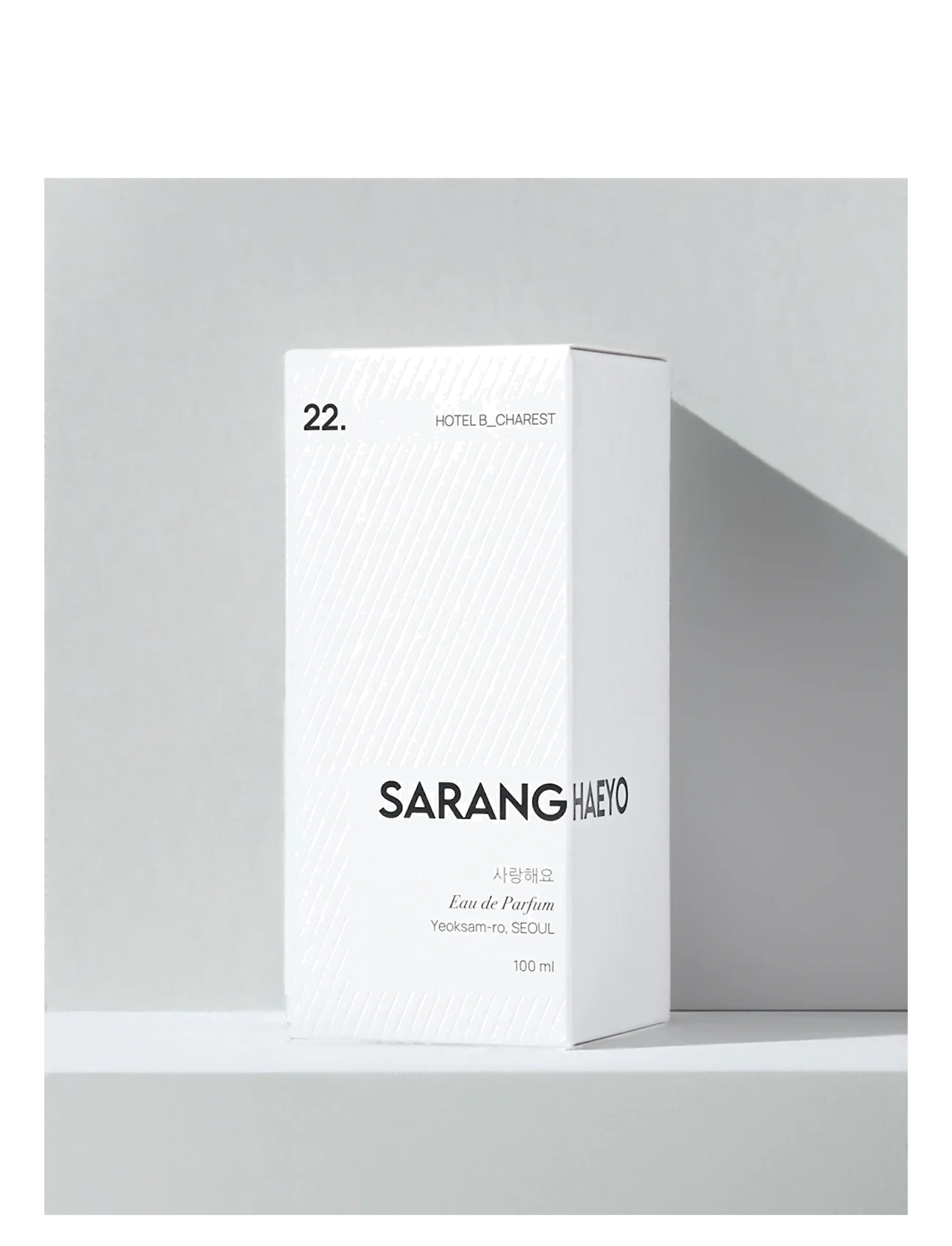 Saranghaeyo - 22. HOTEL B_CHAREST EAU DE PARFUM - til ham  - clear - 1