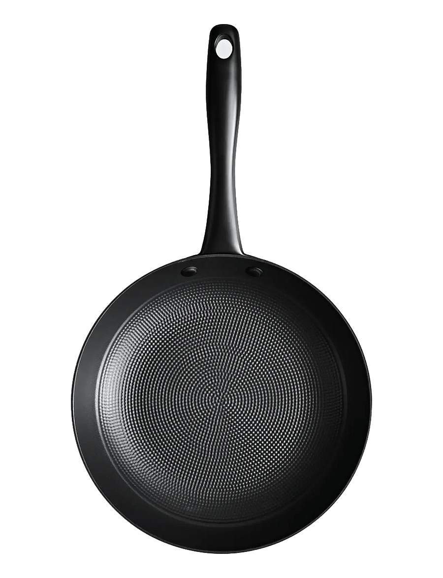 Satake - 24 cm frying pan in lightweight cast iron Honeycomb ceramic coating - bratpfannen - black - 2