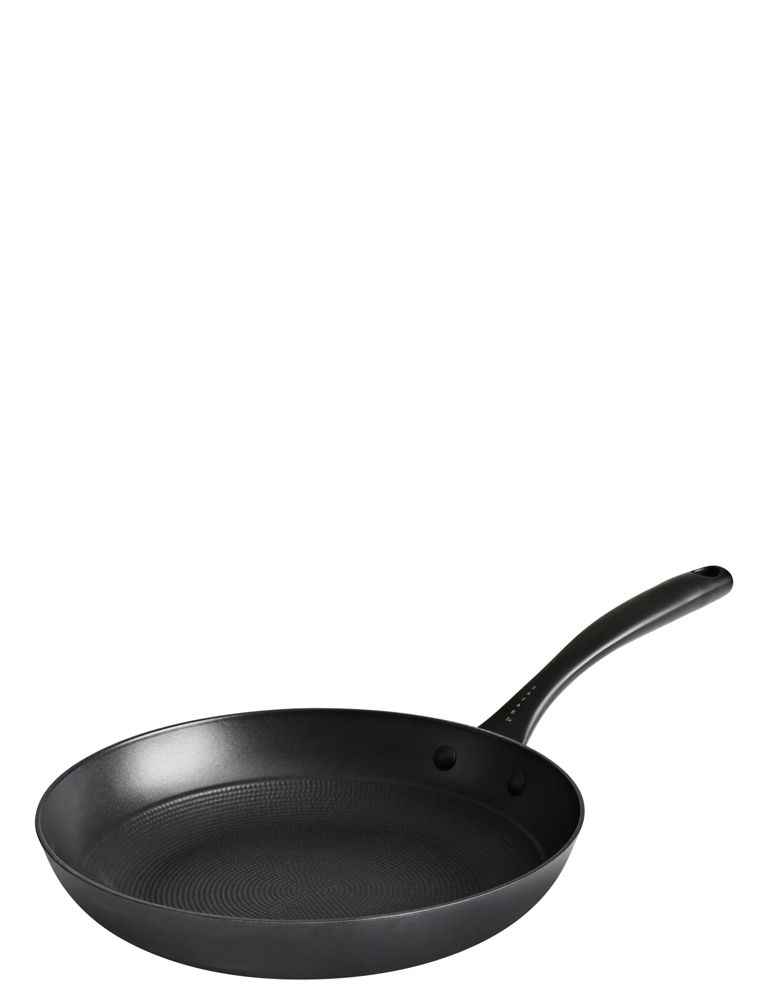Satake 28 Cm Frying Pan In Lightweight Cast Iron Honeycomb Ceramic Coating, Stegepande, Sort, Str: 28 CM