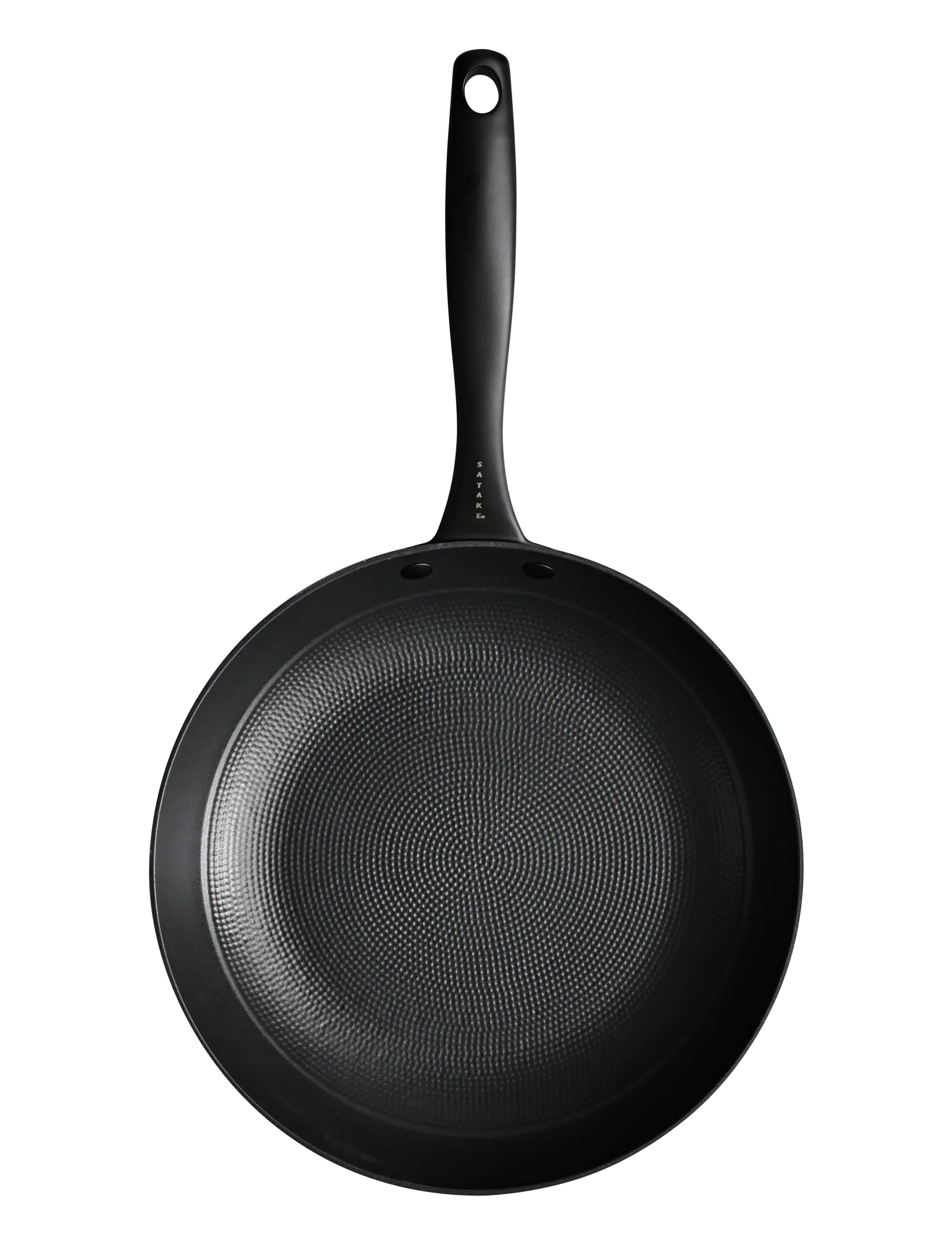 Satake - 28 cm frying pan in lightweight cast iron Honeycomb ceramic coating - stegepander - black - 2