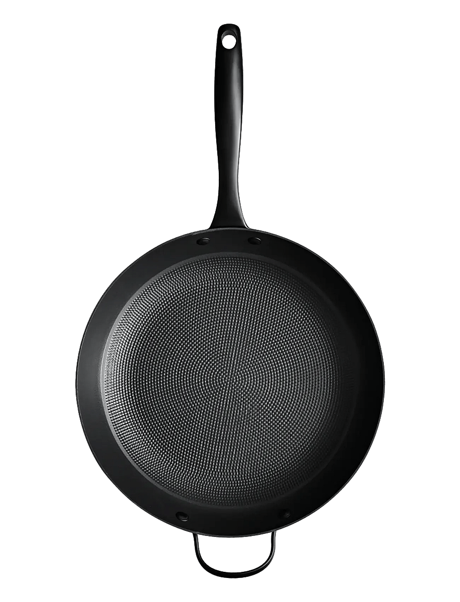 Satake - 32 cm frying pan in lightweight cast iron Honeycomb ceramic coating - praepannid ja pannid - black - 2