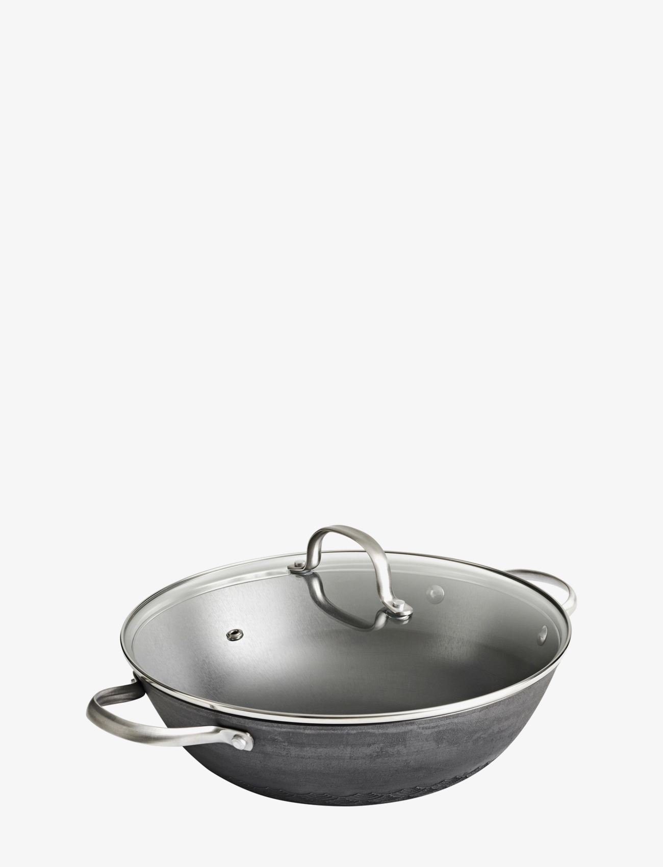 Satake Cast Iron Nitriding Casserole, Traktorkedel og sautermaskine, Sort, Str: Ø 28 CM